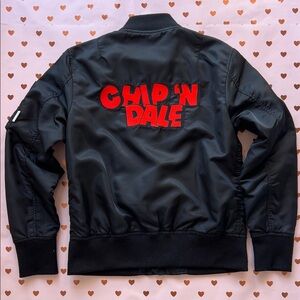 Disney Black Jacket Chip’n Dale